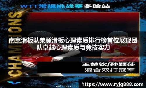 南京滑板队荣登滑板心理素质排行榜首位展现团队卓越心理素质与竞技实力