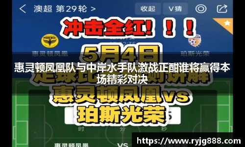 惠灵顿凤凰队与中岸水手队激战正酣谁将赢得本场精彩对决
